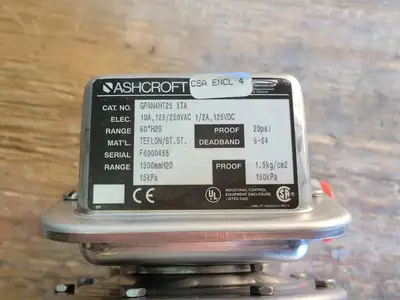 USED ASHCROFT GPAN4HT25 XTA