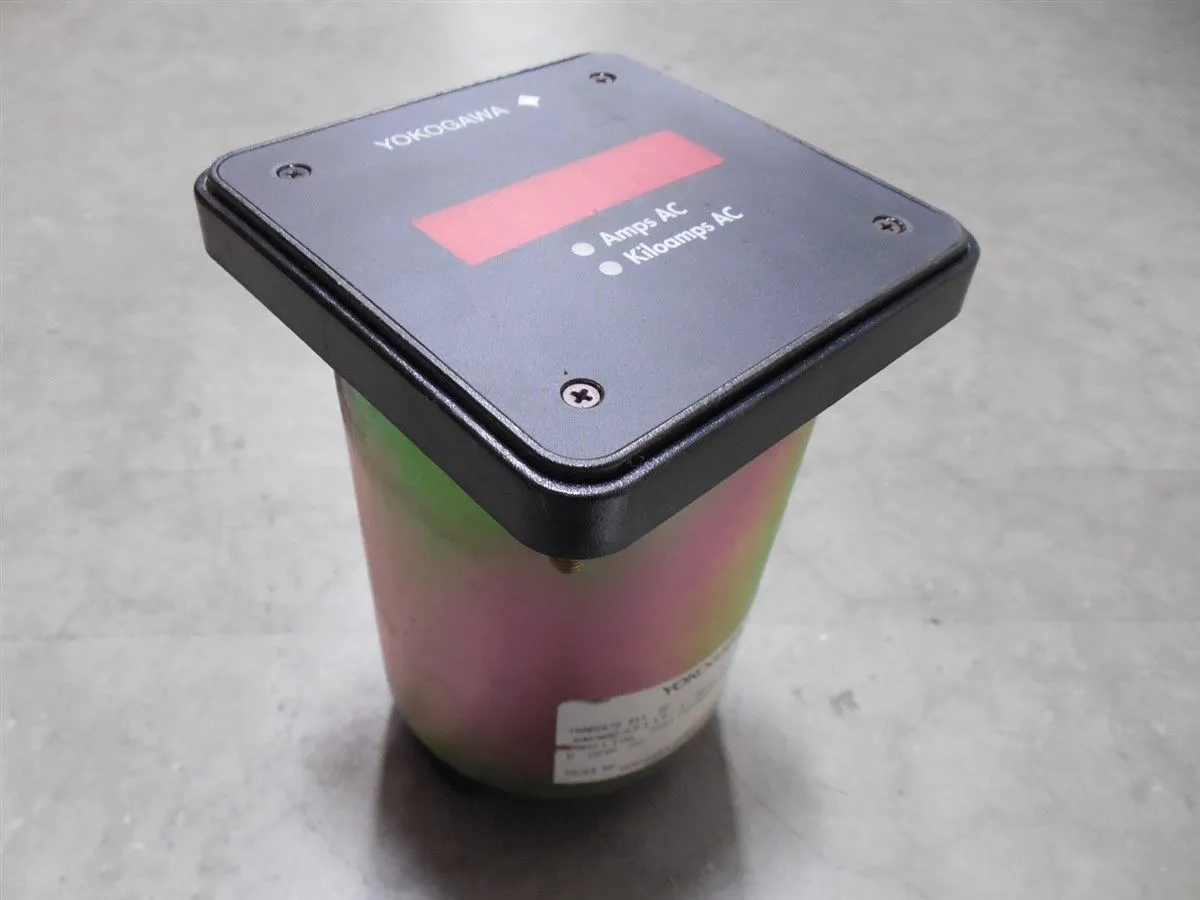 Yokogawa 249115-1-AHD-0 Power Series Plus Digital Switchboard Amp Meter Used