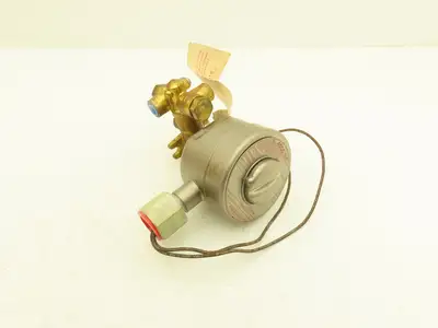 Asco Red Hat 206 381 3RF Pneumatic Brass Solenoid Valve 1/2"NPT 125VDC 150PSI