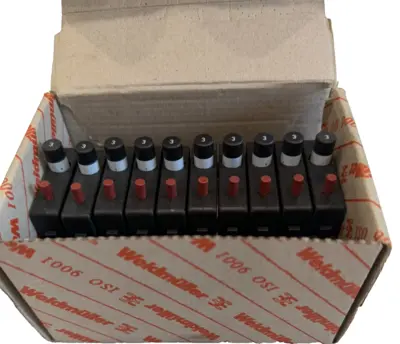 NEW LOT OF 10 WEIDMULLER 9101703500 CIRCUIT BREAKER