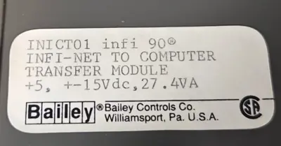 ABB Bailey INICTI01 Transfer Module loc3D30
