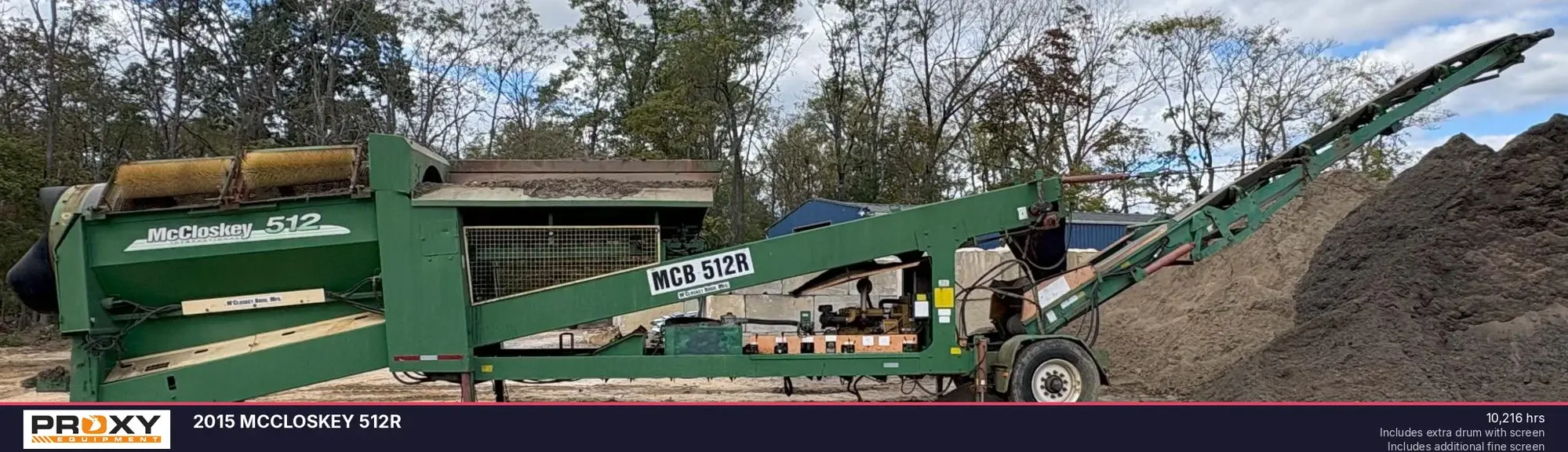 Used 2003 MCCLOSKEY 512R Trommel Screener New Jersey US | Proxy Equipment #1385264