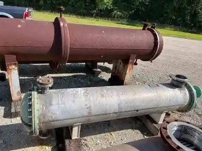 350 sq ft patterson-kelley stainless steel shell & tube heat exchanger