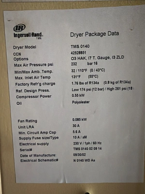USED 2002 Ingersoll Rand TMS 0140
