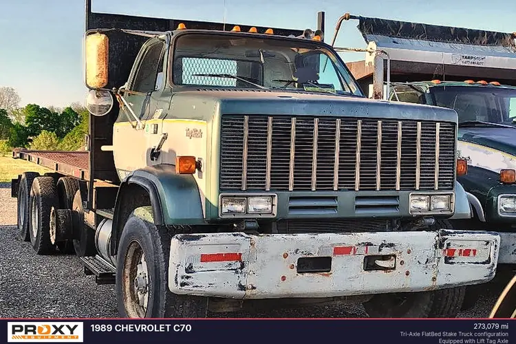 Used 1989 CHEVROLET C70 Flatbed Trucks Michigan US | Proxy Equipment #1378319