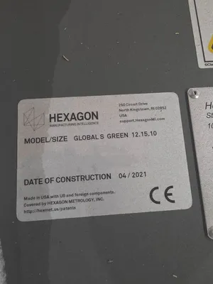 2021 HEXAGON GLOBAL PERFORMANCE 12.15.10 CMM Machines | Machinery For Sale (5)
