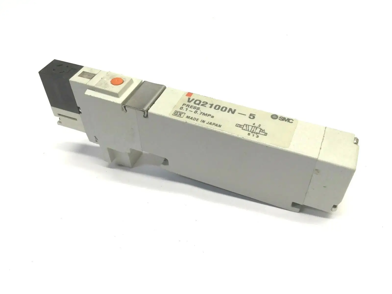 USED SMC PNEUMATIC COMPRESSED AIR SOLENOID VALVE 5 PORT