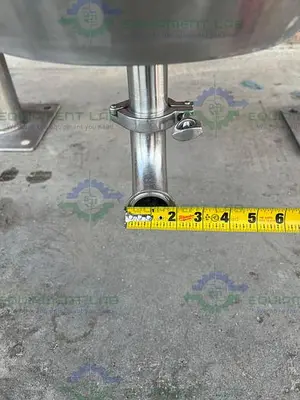 USED LMC 3180 LITER STAINLESS STEEL JACKETED FERMENTATION TANK