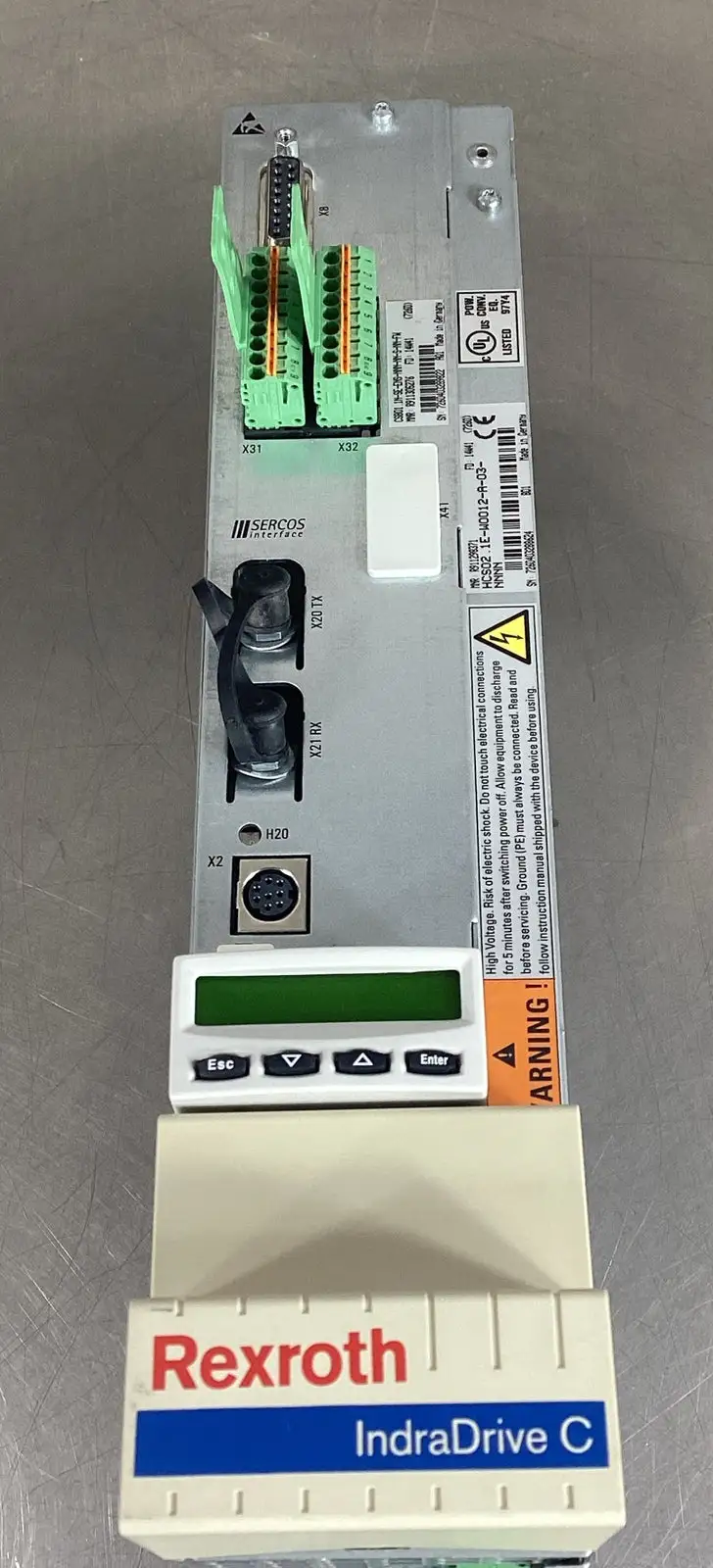 Used Indramat HCS02.1E-W0012-A-03-NNNN PLC Processors | Palmetto Automation #1148716
