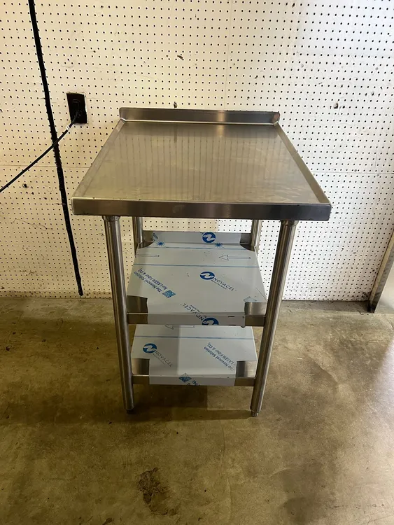 Used Falcon Restaurant Supply Used Stainless Steel Equipment Stand with 2 Shelves - WO1 Restaurant Equipment (Miscellaneous) Illinois US | Falcon Restaurant Supply #1375296