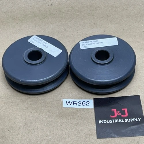 (2) FG.2005977 Rev B Idler Pulley (One Has A Bearing In) See Photos NNB