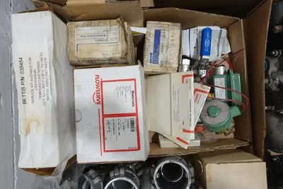 2 PALLETS OF ASSORTED VALVES, PARTS AND ACCESSORIES