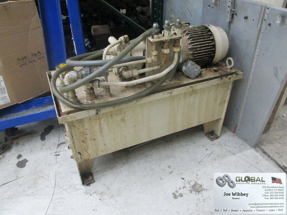 Toyo-oki HPP-VC2V-L14A3-A 350 Psi 208V 3Ph Hydraulic Pump & Tank Assembly