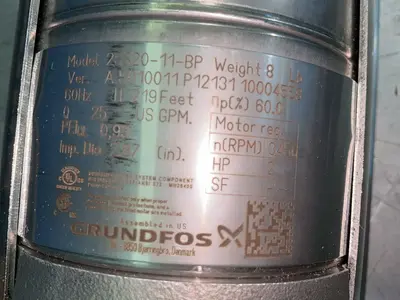 New | in-Stock GRUNDFOS 25S2011BP Pumps Ohio US | HGR 24 #1516978