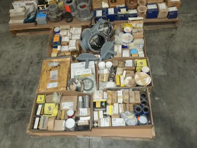 3 PALLETS OF ASSORTED PUMP PARTS
