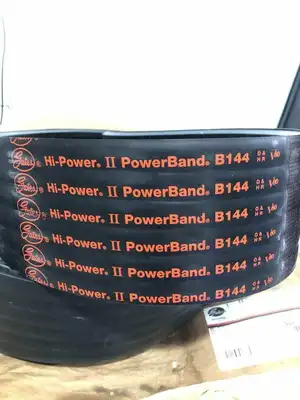 Gates 6/B144 Hi-Power II PowerBand V-Belt NIB