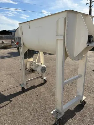 Mixer, Ribbon, West Coast Machinery, Stainless Steel, 26" x 66", #5991788