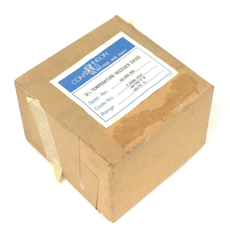 NEW JOHNSON CONTROLS 02-896-368 TEMPERATURE RECEIVER GAUGE T-5500-1054