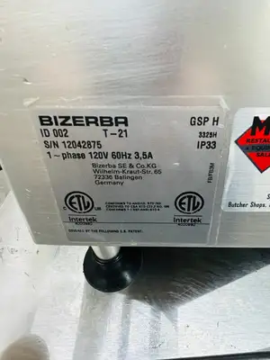 Bizerba GSPH 2021 Deli Slicer Fully Refurbished