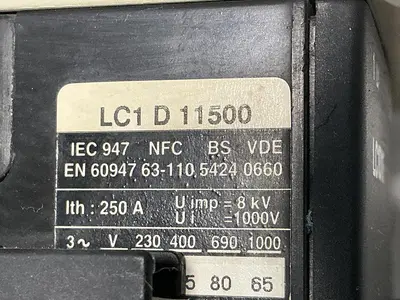 USED TELEMECANIQUE LC1D115