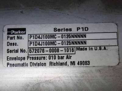 USED PARKER P1D4J100MC0125NNNNN