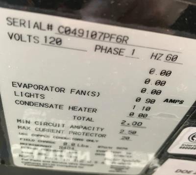 129-0091 Barker PF6R 6’ Remote Self Service Multi Deck Cooler Case