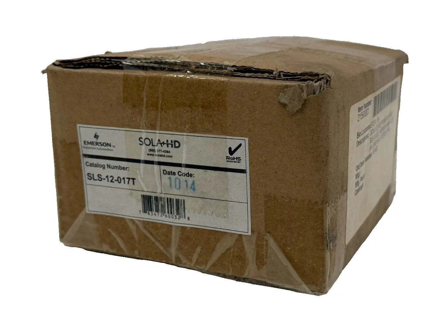 NEW SOLA /EMERSON SLS-12-017T POWER SUPPLY SLS12017T