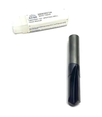USED M.A. FORD TWISTER® 145° SPOTTING DRILL 10MMX25X70 ALTIMA® EDP: 20647