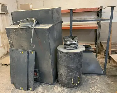 USED STERNVENT DGH305, 5 HP BAG-TYPE DUST-COLLECTOR