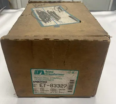 New | in-Stock ACME ET-83327 Miscellaneous Equipment (Electrical & Power) Ohio US | Surplus Asset Holdings #1238796