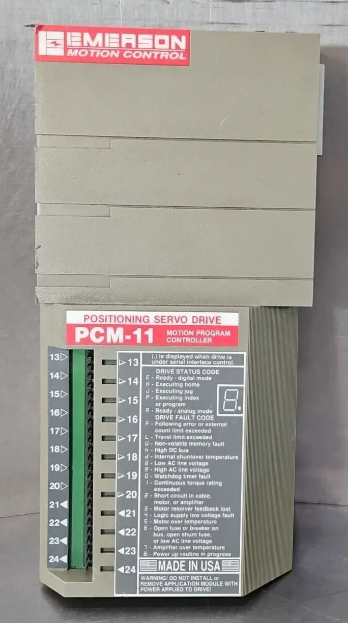 Emerson PCM-11 Programmable Motion Controller (BIN333)