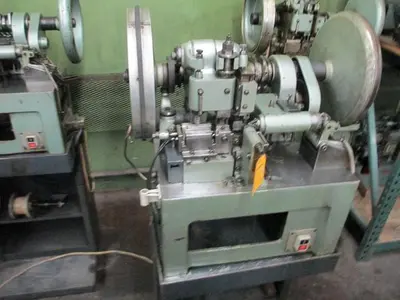 8509-100 OMBI Model FTR10 Boston Link Chain Making Machine