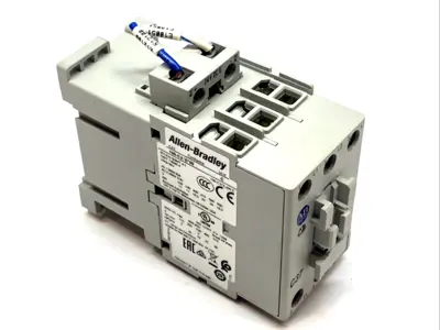 USED ALLEN BRADLEY IEC CONTACTOR 37A 3-POLE 24VDC SER. C