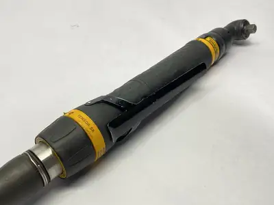 USED ATLAS COPCO PNEUMATIC DRIVER W/ 4220437507 TOOL CABLE ASSEMBLY