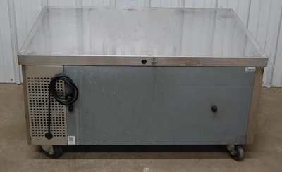 142-1114 True TRCB-48 4 Foot Equipment Griddle Stand w 2 Drawer Chef Base Cooler