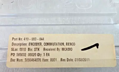 Renco 674679-32 Rotary Encoders | ANACAPA EQUIPMENT BROKERS, INC (6)
