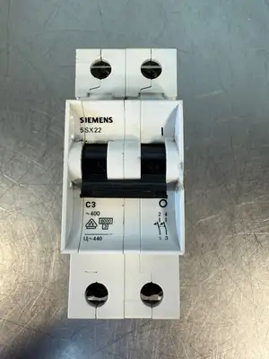 Siemens 5SX22 C3 Circuit Breaker 2 Pole 5SX2 (3.2.4)