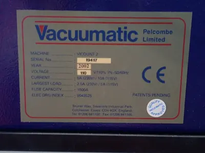 Vacuumatic  32x29 Vicount 2 Paper Counting Machine