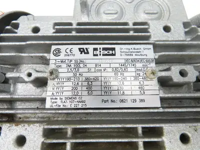 Used BUSCH _UNKNOWN_ Vacuum Pumps Indiana US | Arrow Industrial #1408665