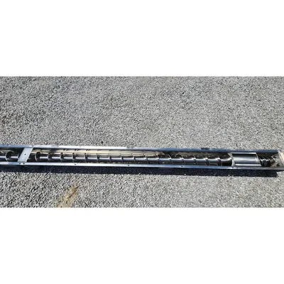 Used 6" Dia. X 46' L Conveyors Inc Stainless Steel Distribution Screw Conveyor