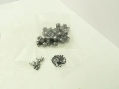 4-Groove U-Joint, 1.063" Cap Diameter, 2.5" OAL, 1.651" Inside Lock-up Lot of 7