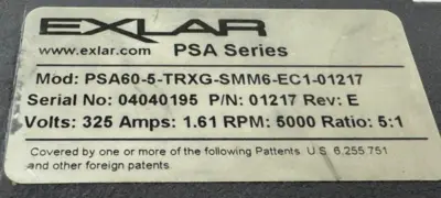 USED EXLAR PSA60-5-TRXG-SMM6-EC1-01217