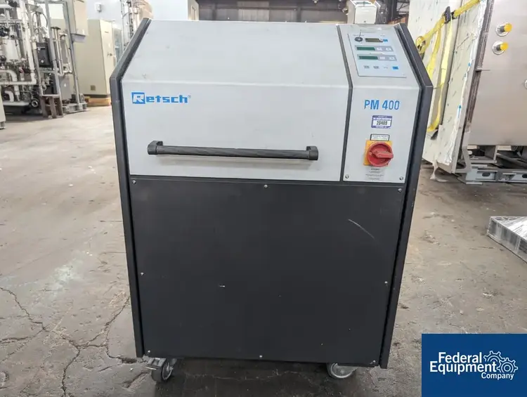 Used Retsch Retsch Ball Mill, Model PM400 Ball & Pebble Mills Ohio US | Federal Equipment Company #128723