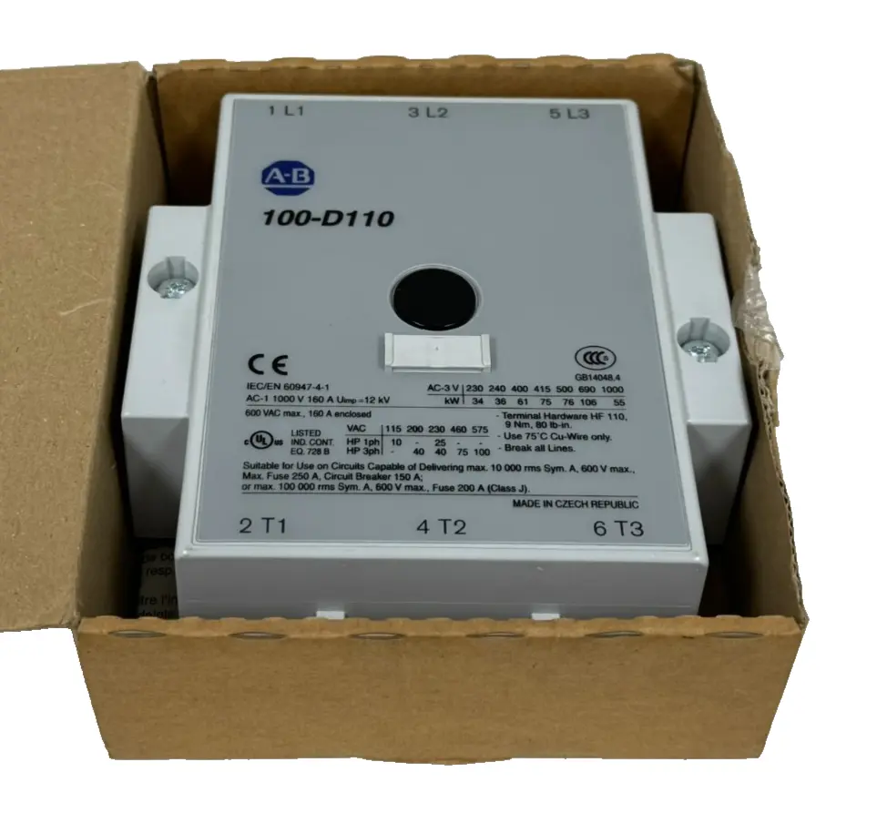 ALLEN BRADLEY 100-D110 CONTACTOR TOP COVER ASSEMBLY UNUSED SURPLUS