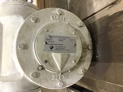 EIM WO20-B Carbon Steel Butterfly Valve 17 HW Turns