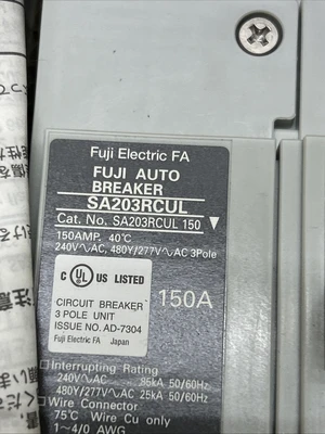 NEW FUJI ELECTRIC SA203RCUL 150