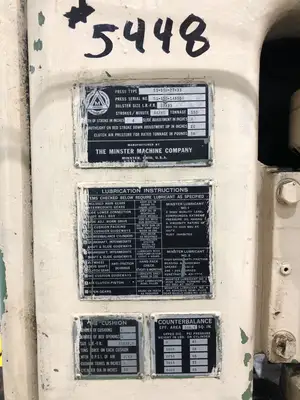 USED MINSTER MINSTER S1-150-27-33 PRESS