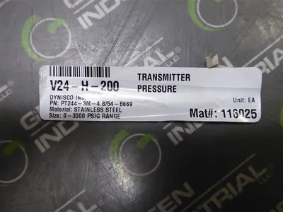 Dynisco PT244-3M-4.8/54-B669 Remote Pressure Transmitter New