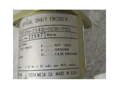 Disc Instruments 701FR-2540-OCN-TTL Optical Encoder