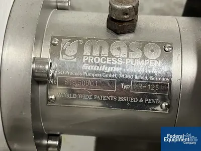 USED Maso Maso Sanitary Pump, Model MR-125